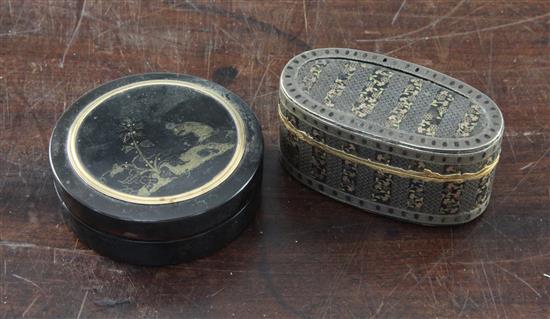 Two snuff boxes